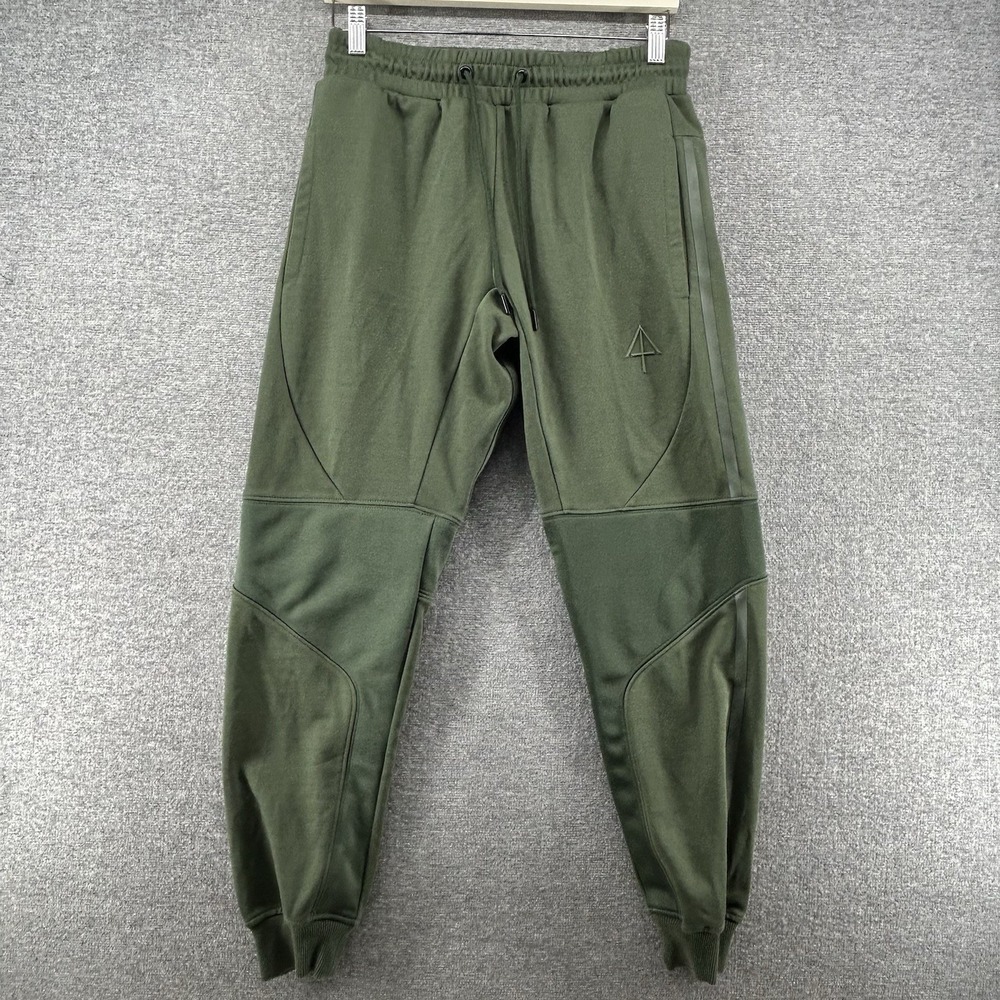 Arrowhead Tactical Jogger Pants Men Size Medium Green Drawstrings Sweatpants